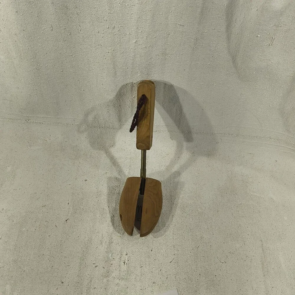 Vintage Rochester Size small wooden spring shoe tree 12 X 3 X 2